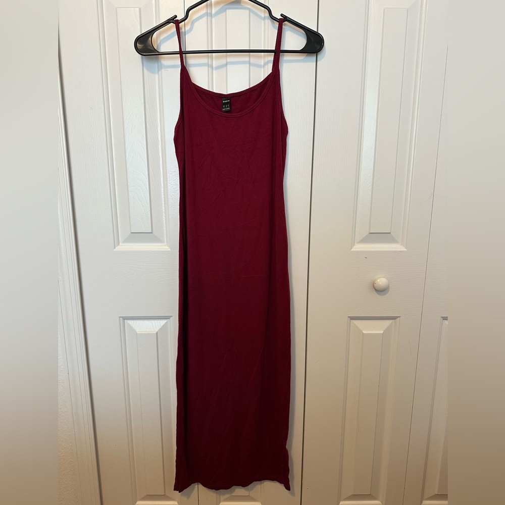 3 long body-con, maxi dresses from SHEIN. All size small.